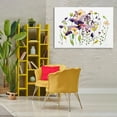 thumbnail image 3 of Stupell Industries Purple Poppy Sprigs Botanical & Floral Painting Gallery Wrapped Canvas Art Print Wall Art, 45 x 30, 3 of 8