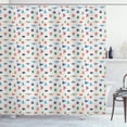 thumbnail image 1 of Ambesonne Ladybug Shower Curtain, Cartoon Winged Insects, 69"Wx75"L, Multicolor, 1 of 3