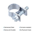 thumbnail image 5 of Uxcell 10-12mm Mini Fuel Injection Hose Clamp Zinc Plated Steel Fuel Line Clamp 24 Pack, 5 of 5