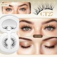 thumbnail image 2 of Pestañas magnéticas LASHVIEW Natural Look reutilizables CT27, 2 of 6