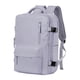 thumbnail image 2 of Mochila informal con doble hombro para mujer y hombre, bolso de noche morado claro, 2 of 9
