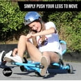 thumbnail image 3 of EzyRoller Kid Adult 10+ Years Push & Pedal Ride-On, Blue, 37.00 x 27.00 x 23.00 Inches, 18 lbs, 3 of 6