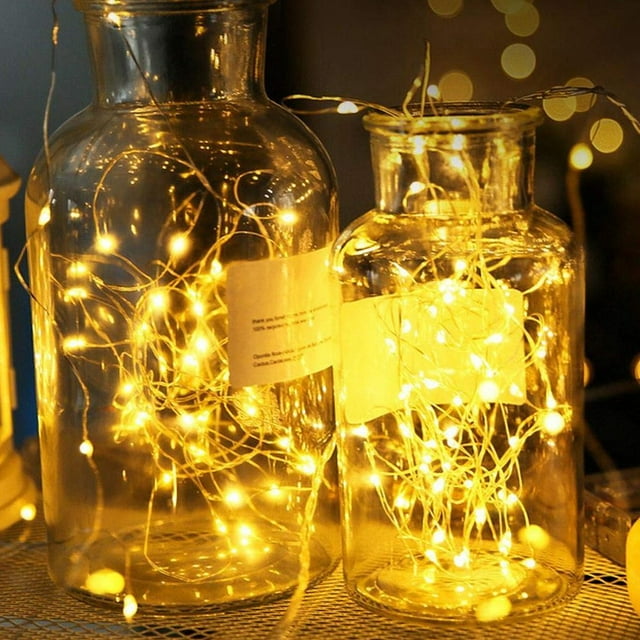 5m Copper Wire 50 LED String Light Party Outdoor Christmas Wedding Garland Lamp