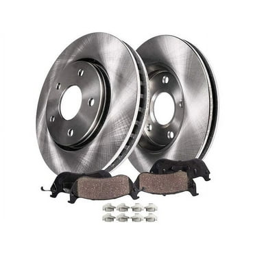 Front Brake Pad and Rotor Kit - Compatible with 2013 - 2015, 2017 Ford Escape 2014