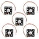 thumbnail image 1 of Ventilador De Refrigeración De La Cpu Enfriador de aire de CPU de 3 pines 12V 1/2/5/10 piezas Ventilador de tarjeta de CPU para computadora PC (5 piezas), 1 of 9
