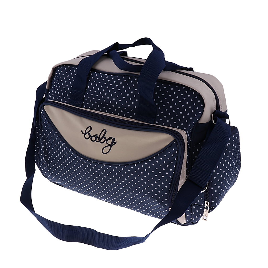 Blue Mummy Maternity Baby Nappy Changing Overnight Weekend Bag 