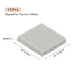 thumbnail image 2 of Uxcell Furniture Slider, 16Pcs 1" Square Self Adhesive Felt Furniture Pad, Floor Protector for Hardwood Floor (Beige), 2 of 6