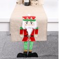 thumbnail image 1 of Mantel navideño rectangular Poliéster Protector de nogal rojo 33 * 180 m Patrones de árboles de Navidad para decoración de mesa navideña, Mantel navideño impreso Mantel absorbente Decoración de año nuevo brillar Electrónica, 1 of 4