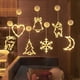 thumbnail image 2 of Luz LED de decoración navideña, muñeco de nieve, árbol de Navidad, campana, estrella de cinco puntas, ventana de la habitación de vacaciones, luz de estrella, plato de succión, 2 of 5