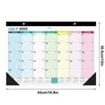 Desk Calendar 2025, January 2025 to June 2026, 18 Months, Large Size 17