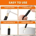 thumbnail image 6 of Ikoopy Glass Cutting Kit Practical Glass Cutter Tool Kit with Running Pliers Breaking Pliers Oil Dripper Tool Bag for Tile Mirror Stone DIY Project, 6 of 13