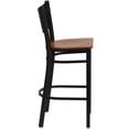 thumbnail image 2 of Flash Furniture Hercules 29" Black Back Metal Bar Stool in Cherry, 2 of 4