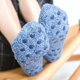 thumbnail image 5 of Calcetines de vellón de Coral para mujer, medias cortas de felpa gruesa, cálidas, invisibles, para dormir en el suelo, 1 o 3 pares, 5 of 5