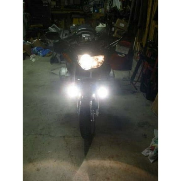 For BMW R1100S LED Flood Driving Lights Auxiliary Lamp Kit