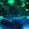 thumbnail image 4 of LIDERSTAR Glow-in-The-Dark Ceiling Stars and Moon Stickers – Luminous Wall Decals for Kids' Rooms, 4 of 8