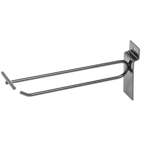 

HUBERT 6 Slatwall Scan Hook Black