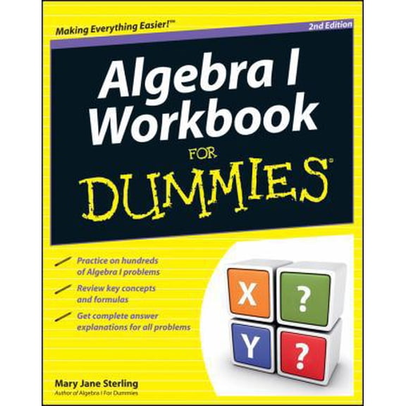Pre-Owned Algebra I Workbook For Dummies (Paperback) 1118049225 9781118049228