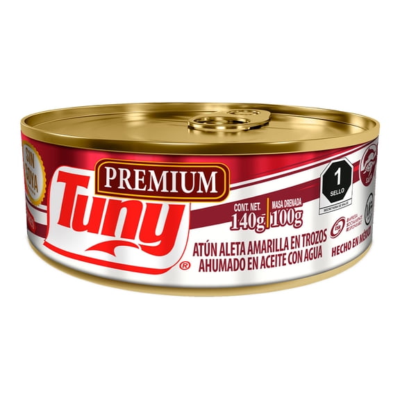 Atún Tuny premium ahumado en aceite 140 g