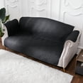 thumbnail image 2 of TWINNIS Couch Cover Non-Slip Couch Sofa Cover Waterproof Furniture Protector Cover for Pets and Kids,3 Seater Sofa,Black, 2 of 7