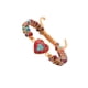 thumbnail image 5 of Pulseras Trenzadas Minnieouse de Cuentas de Piedra Duraderas Charm Personalizado Rojo, 5 of 6