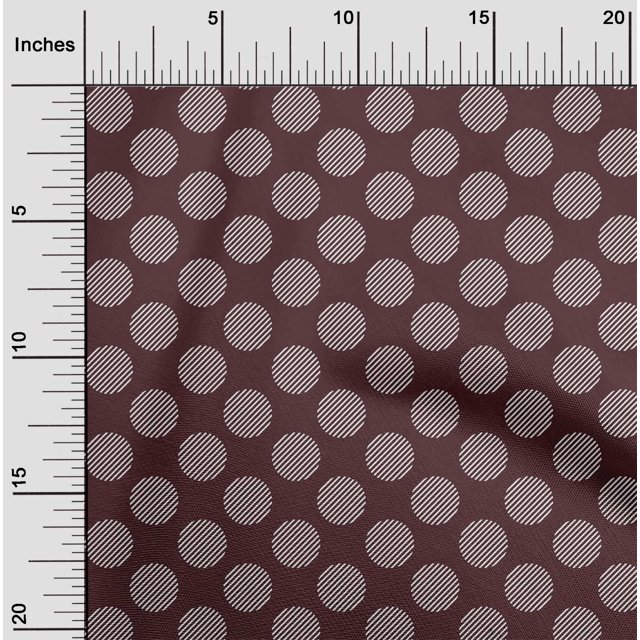 oneOone Coton Flex Tissu Stripe & Dots Print Tissu BTY 40 Pouces de Large