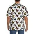 thumbnail image 3 of Kdxio Men'S Hawaiian Shirt For Men Short Sleeve Shirt Bulldog Sunglasses Face Summer Casual Holiday Beach Button Down T-Shirts, 3 of 5