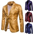 thumbnail image 1 of ITFABS Robe de Cocktail à Manches Longues Coupe Western Officielle pour Hommes, 1 of 3