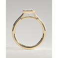 thumbnail image 5 of CAPRICARATS 3.00Ct Radiant Cut Moissanite Solitaire Engagement Ring, Open Cathedral, 10K Yellow Gold, 5 of 5
