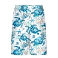 thumbnail image 6 of Aobny Board Shorts for Men with Liner Beach Pants Slim Casual Plus Size Shorts,L, 6 of 6