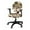 Beige-Aztec Highland Cattle Sunflower, variant on HELLHERO Boho Mandala Flower Print Desk Chair Cover, Universal Gaming Chair Seat Covers for Pets, Office Chairs Back Cover, Home Decor
