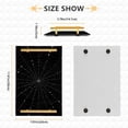 thumbnail image 3 of Bath Accessories Sets Single Print Decorative Tray With Handle For Home Bathroom Bedroom Grid Pattern, 3 of 7