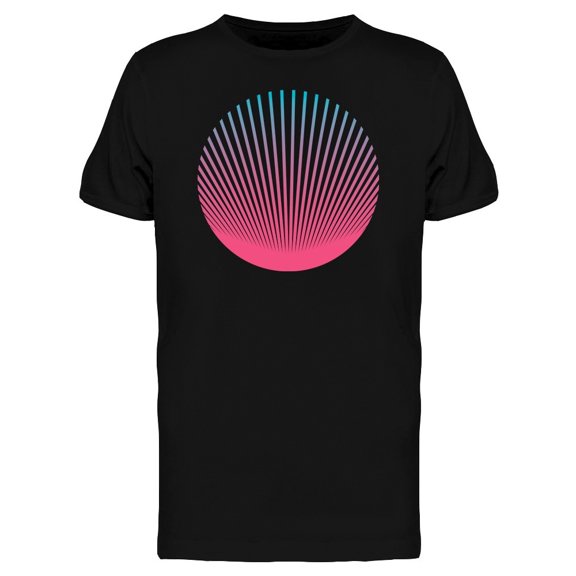 Holo Circle Vaporwave Style Tee Men's -Image by Shutterstock