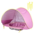 thumbnail image 2 of Visland UV Protection 46.06" x 31.10" Beach Tent, Pink, 2 of 8