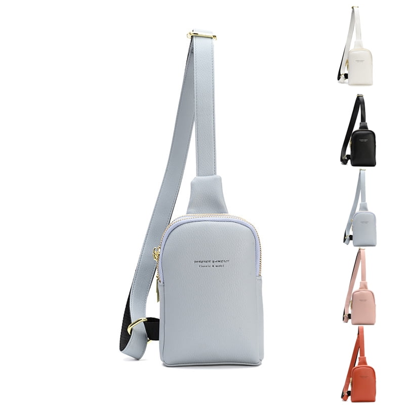 Small Sling Bag Crossbody Vegan Leather Fanny Packs for Women Women