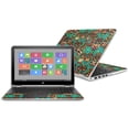 thumbnail image 1 of Carbon Fiber Skin Decal Wrap Compatible With HP Pavilion x360 15.6" (2016) Crazy Tikis, 1 of 2
