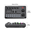 thumbnail image 2 of Sound Card Microphone Sound Mixer Sound Card Audio Mixing Console Amplifier Live Music Mixer Amplifier DJ Equipment, 2 of 8