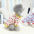 thumbnail image 4 of Home Pet Clothing Color Bear Two Legs Cotton-padded Clothes Autumn And Winter Warm Clothes Simple Teddy Bear Dog Clothes Apricot, 4 of 8
