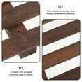 thumbnail image 5 of Entireivity 1 Set Wall Planter Ladder Wall Flowerpot Rack Wooden Planter Holder Wood Planter Ladder Wood Rack, 5 of 8