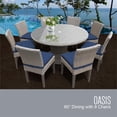 thumbnail image 1 of Monterey Table à Manger de Patio Extérieur 60 Pouces avec 8 Chaises Sans Accoudoirs, 1 of 2