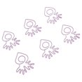 thumbnail image 3 of 100Pcs Carrot Paper Clips Carrot Shape Strong Metal Anti Slip Rustproof Cute Paper Clips for Document Files Letters Purple Carrot, 3 of 5