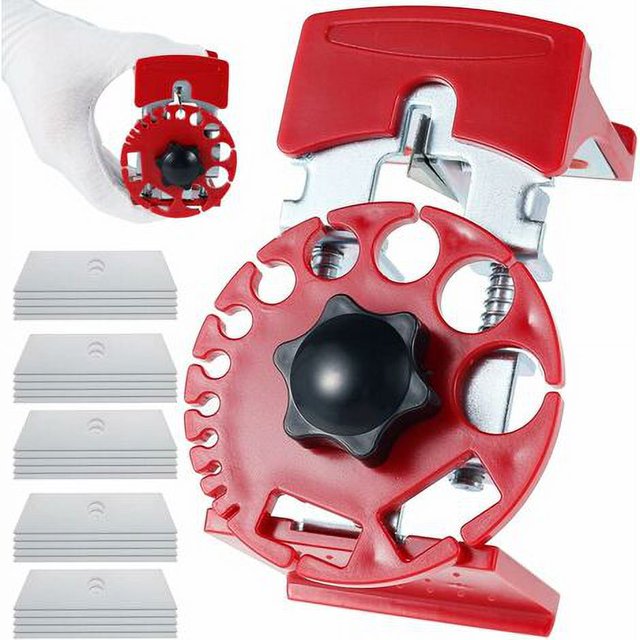 Pelacables manual - modelo disco de plástico * 1 + caja de cuchillas (10 piezas) * 2