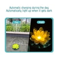 thumbnail image 5 of JilgTeok 1 Packs Solar Pool Lights Floating Lotus Flower Light LED Floating Solar Pond Light for Pool Garden Home Spring Decoration, 5 of 9