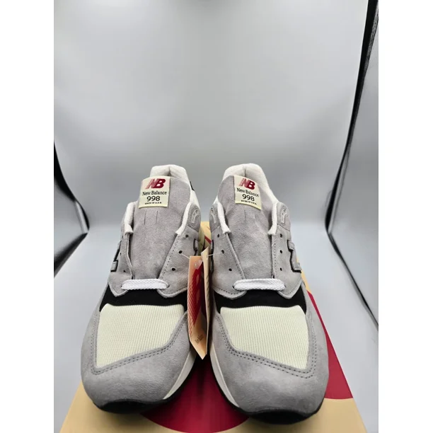 New Balance U998GB Teddy Santis Made in USA Grey/Black Mens Size 10 Extra laces