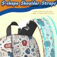 thumbnail image 5 of Baseball Players and Speech Bubbles 17" School Backpacks for Teens,Waterproof Oxford Fabric,S-Shape Padded Straps for School,Travel,Hiking,Camping, 5 of 6