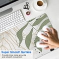 thumbnail image 4 of Durable Mouse Pad with Abstract Art | Waterproof, Non-Slip Rubber Base | Chic Modern Boho Leaves | Designed for Office Laptops,31.5x11.8 inches, 4 of 7