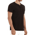 thumbnail image 2 of JWD Classic henley style Three button henley closure, Mens Henley Short Sleeve T-Shirt Cotton Casual Shirt Mens ShirtsSummer Daily T-Shirts, 2 of 4