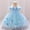 Blue, variant on NAISIBABY Little Girls Princess Dress, Off the Shoulder Tutu Mesh Floral Embroidered Pageant Birthday Wedding Party Dress Pink 2T