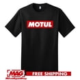 thumbnail image 1 of MOTUL BLACK T-SHIRT Logo Motor Oil Racing Moto X Shirt Tee Engine Powersports MX, 1 of 2