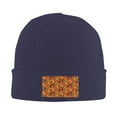 thumbnail image 2 of ZICANCN Christmas Cartoon Elk Knit Beanie Hat, Winter Cap Soft Warm Classic Hats for Men Women, Navy Blue, 2 of 8