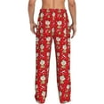 thumbnail image 7 of Salouo cute Christmas Moose Print Pajama Pants for Men, Lounge Pants Elastic Waistband Casual Men's sleepwear Loungewear Sleep Pajama Pant -Large, 7 of 7